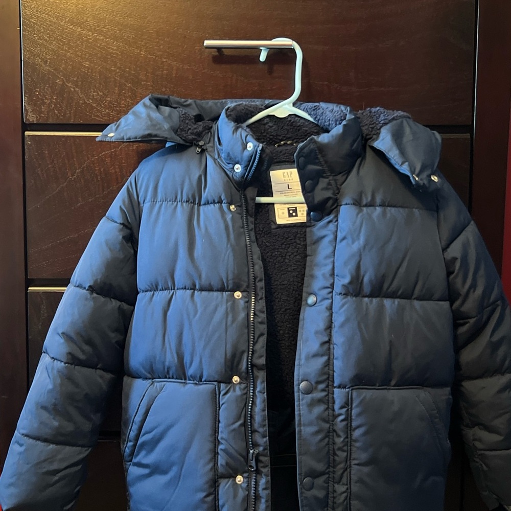 GAP Kids Blue Puffer Jacket